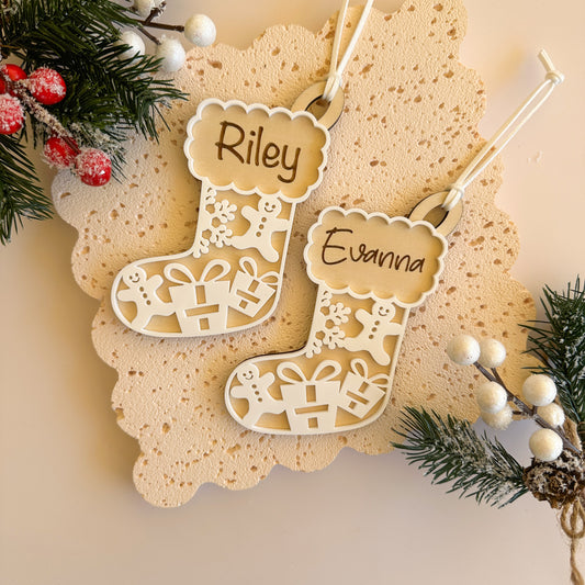 Personalised Christmas Ornament Stocking