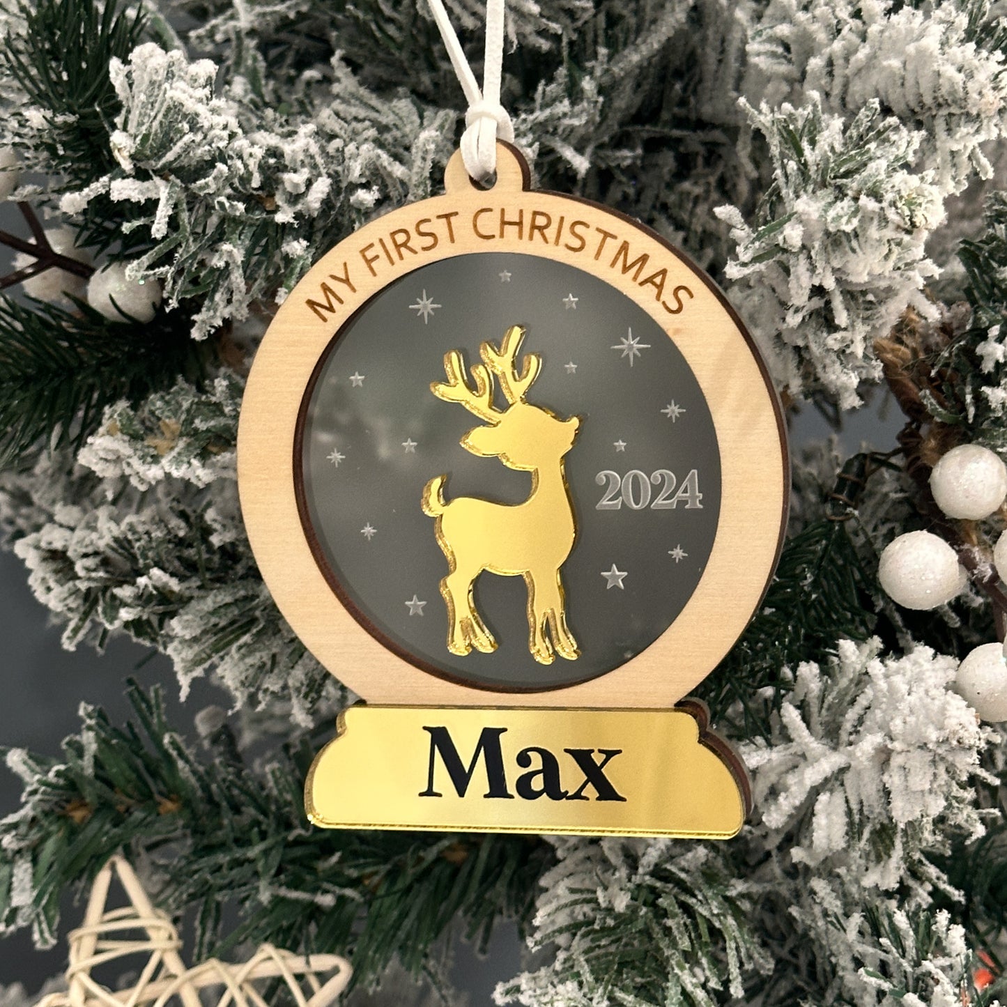 Baby’s First Christmas Ornament | Personalised First Christmas Tree Ornament