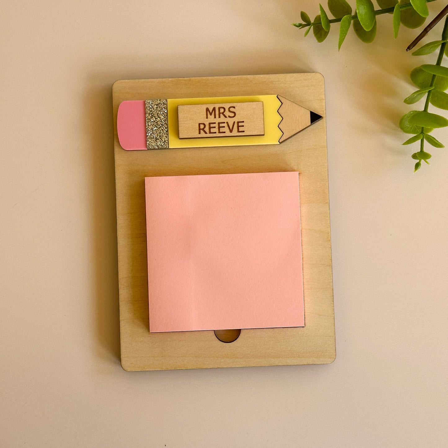 Teacher Sticky Note Holder | Thank you Teacher Gift