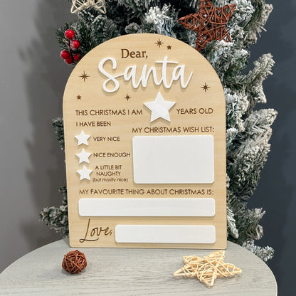 Dear Santa Letter Sign