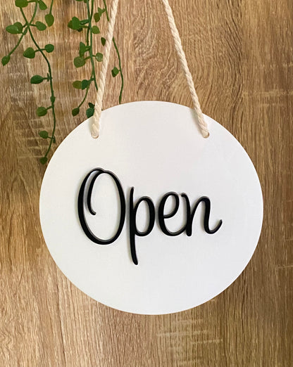 Open Closed Sign | Shop Sign | Double sided Acrylic Sign | Business Sign