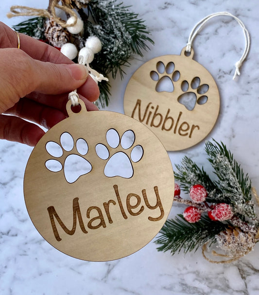 Personalised Pet Christmas Ornament | Pet Christmas Bauble