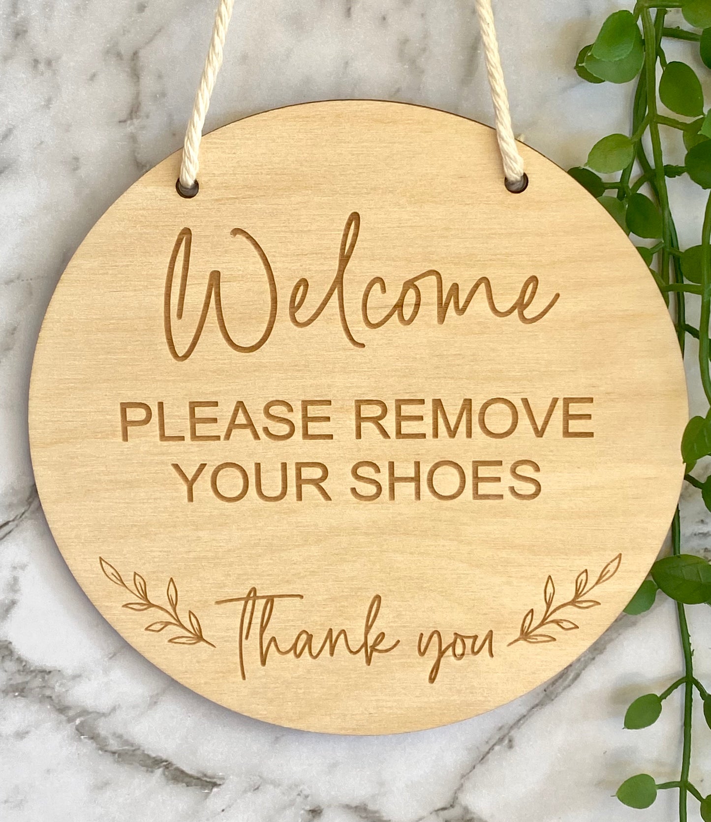 Please Remove Shoes Sign | No Shoes Sign