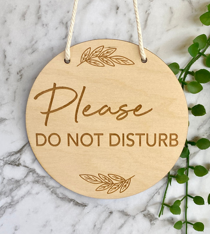 Do Not Disturb Door Sign | Please Do Not Disturb – Be Inspired Designs