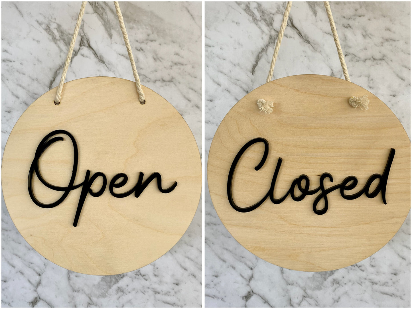 Open Closed Sign | Shop Sign | Double sided Acrylic Sign | Business Sign